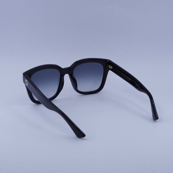 Gucci GG1338SK 003 Sunglasses Black Square Frame, Grey Gradient Lenses main image 4
